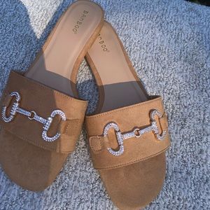 New sandals any size color tan
